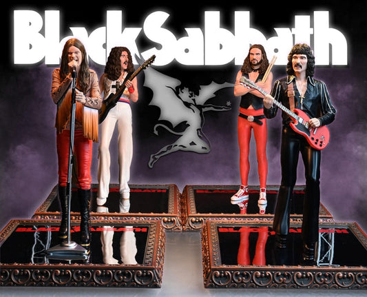 Black Sabbath Rock Iconz Statuen 4er-Pack Sabotage Era 23 cm - Smalltinytoystore