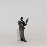 Blacksad: Blacksad on a Pile of Comics Figure - Smalltinytoystore