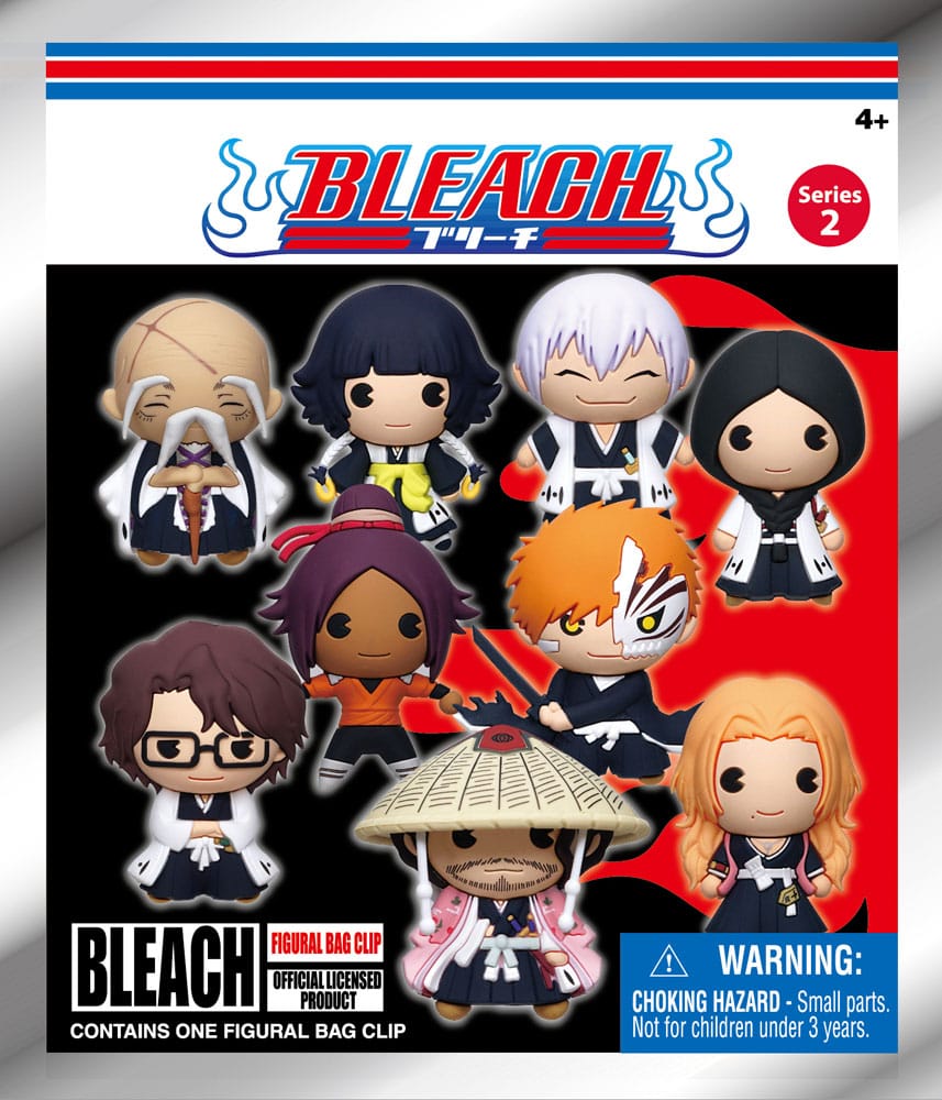 Bleach 3D PVC-Taschenanhänger Series 2 Display (24) - Smalltinytoystore