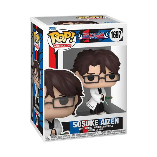 Bleach POP! Animation Vinyl Figur Aizen 9 cm - Smalltinytoystore