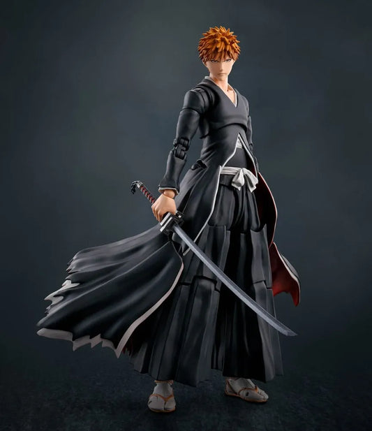 Bleach S.H. Figuarts Actionfigur Ichigo Kurosaki Getsugatensho 16 cm - Smalltinytoystore
