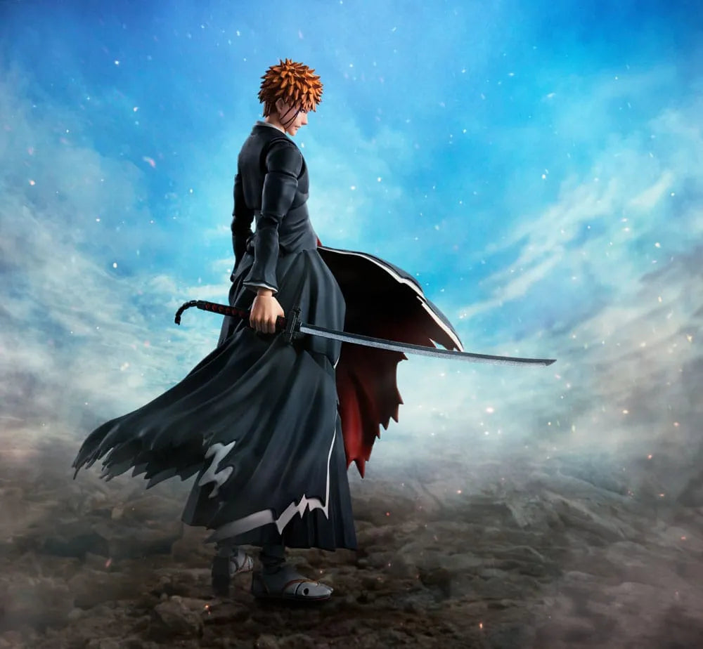 Bleach S.H. Figuarts Actionfigur Ichigo Kurosaki Getsugatensho 16 cm - Smalltinytoystore