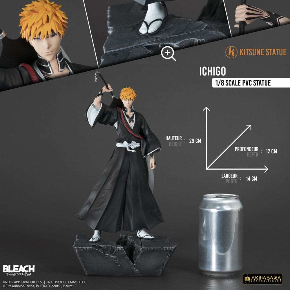 Bleach: Thousand-Year Blood War Figure PVC Statue 1/8 Ichigo 29 cm - Smalltinytoystore