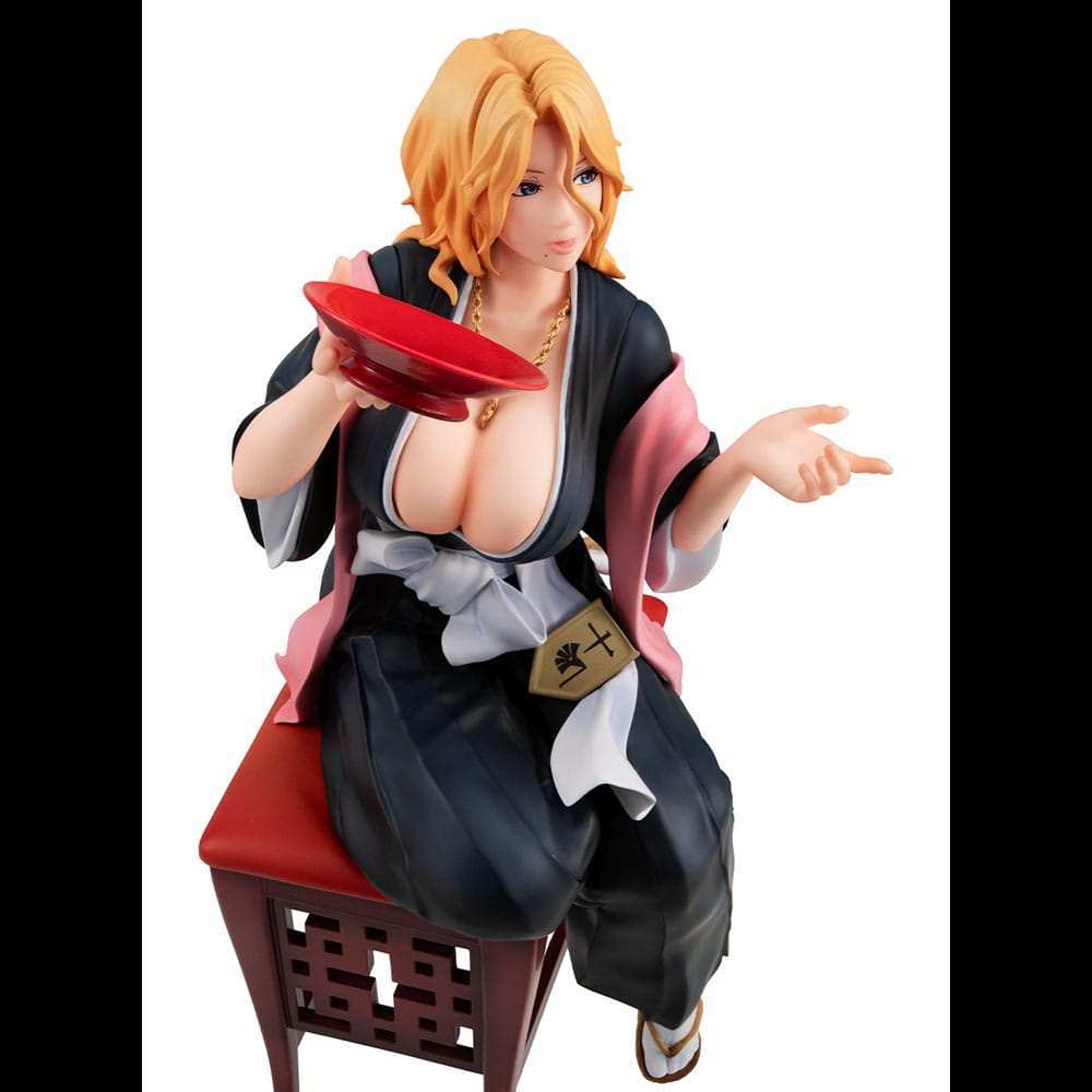 Bleach: Thousand-Year Blood War G.E.M. Serie PVC Statue Rangiku Matsumoto Tipsy Ver. 19 cm - Smalltinytoystore