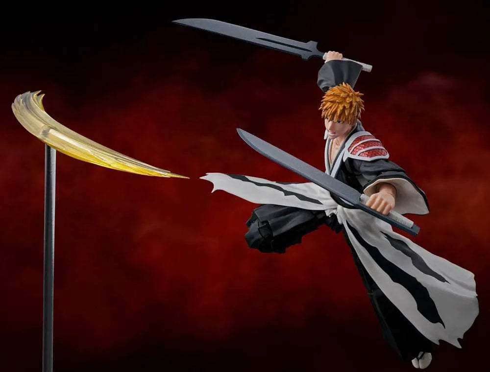 Bleach: Thousand-Year Blood War S.H. Figuarts Actionfigur Ichigo Kurosaki Dual Zangetsu 16 cm - Smalltinytoystore