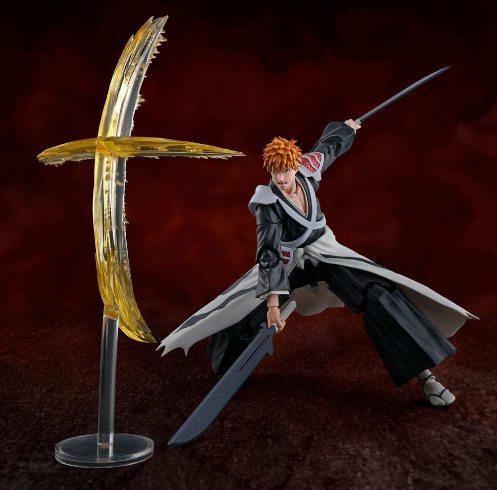 Bleach: Thousand-Year Blood War S.H. Figuarts Actionfigur Ichigo Kurosaki Dual Zangetsu 16 cm - Smalltinytoystore