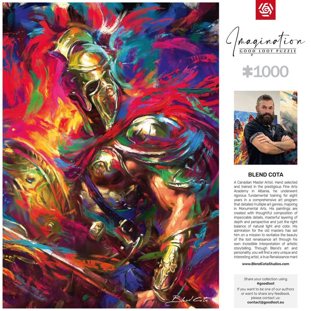 Blend Cota Puzzle The Illyrian Warrior (1000 Teile) - Smalltinytoystore