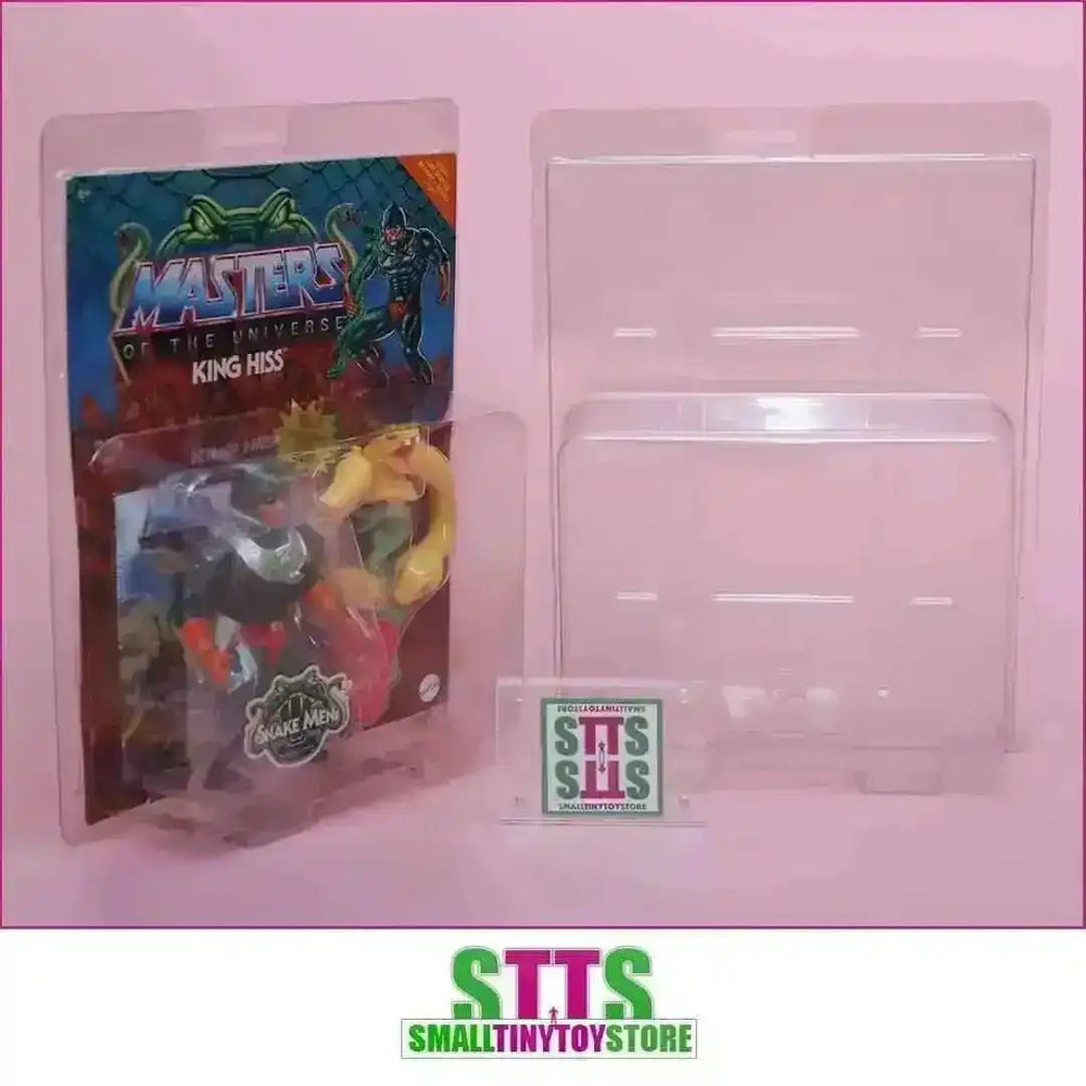Blister-Clamshell Schutzhülle für Masters of the Universe Figuren, Smalltinytoystore Logo