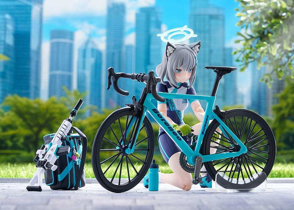 Blue Archive Figma Actionfigur Shiroko Sunaookami Cycling DX Edition 15 cm - Smalltinytoystore