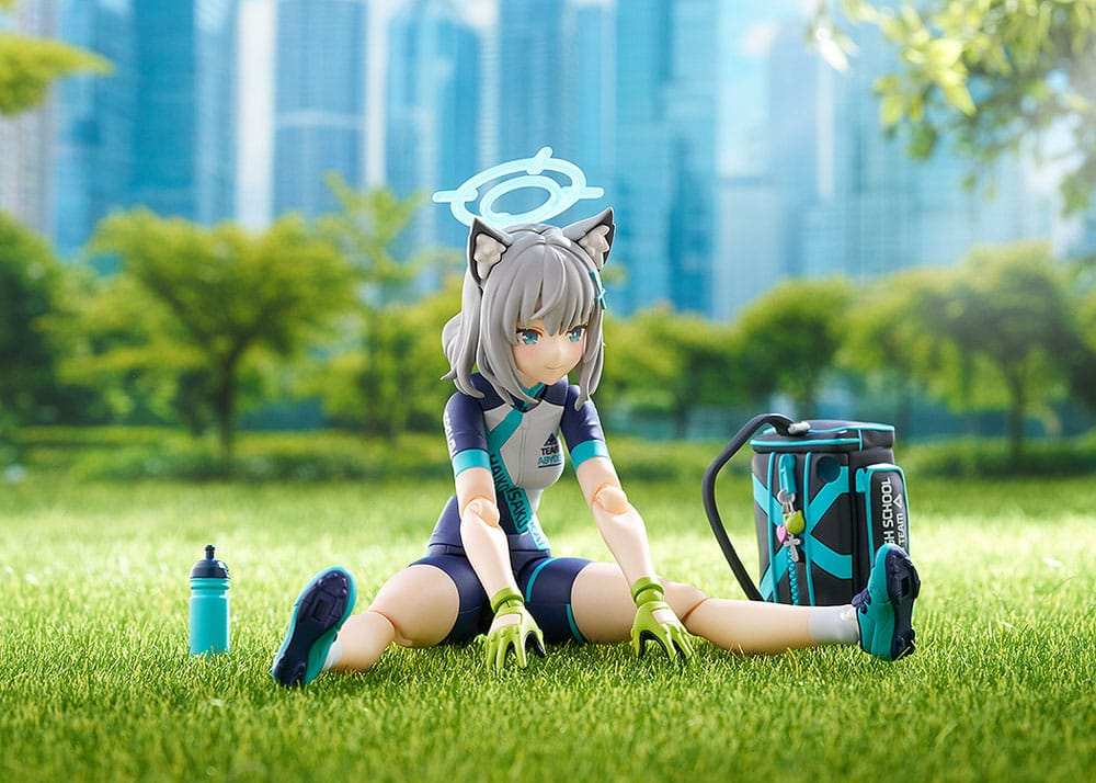 Blue Archive Figma Actionfigur Shiroko Sunaookami Cycling DX Edition 15 cm - Smalltinytoystore