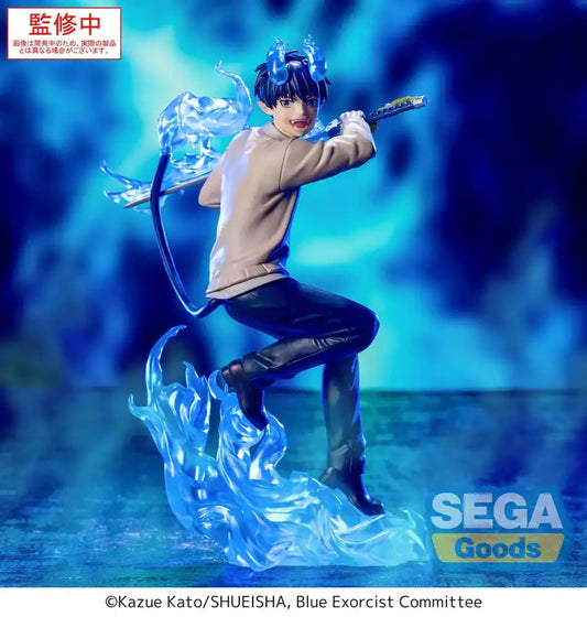 Blue Exorcist Shimane Illuminati Saga Xross Link PVC Statue Rin Okumura 18 cm - Smalltinytoystore