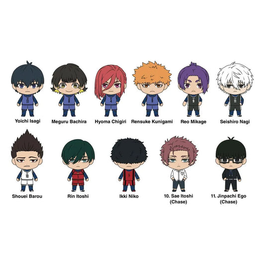 Blue Lock 3D PVC-Taschenanhänger Series 1 Display (24) - Smalltinytoystore