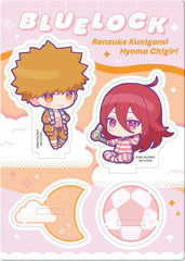 Blue Lock Acryl Stand Buddycolle Good Night Ver. 2 Rensuke Kunigami & Hyoma Chigiri 14 cm - Smalltinytoystore