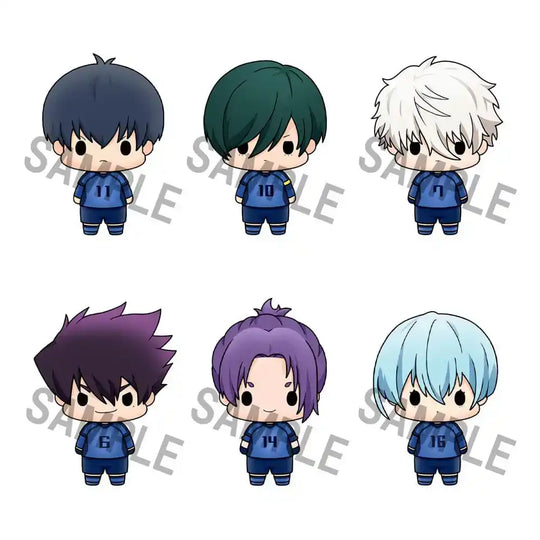 Blue Lock Chokorin Mascot Series Sammelfiguren 6er-Pack Vol. 2 5 cm - Smalltinytoystore