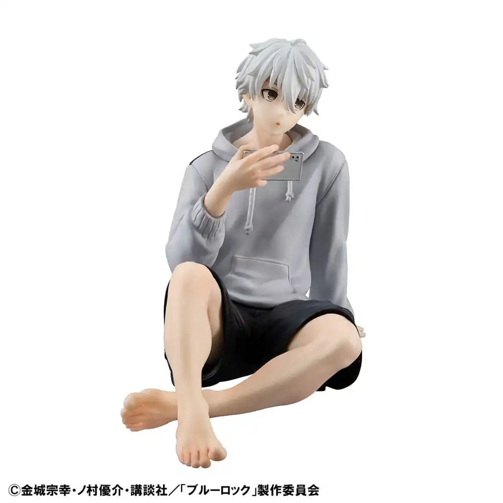 Blue Lock G.E.M. Serie PVC Statue Seishiro Nagi Repaint Ver. Palm Size 9 cm - Smalltinytoystore