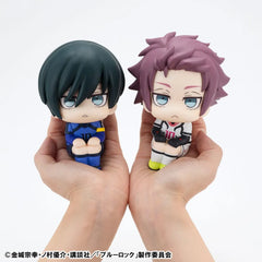 Blue Lock Look Up PVC Statue Rin Itoshi & Sae Itoshi Japanese National Player Match Ver. 11 cm (with gift) - Smalltinytoystore