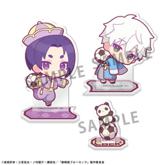 Blue Lock The Movie Acryl Stand Buddycolle Episode Nagi A: Seishiro Nagi & Reo Mikage Panda ver. 14 cm - Smalltinytoystore