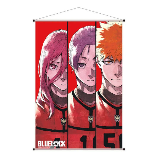 Blue Lock Wandrolle Team Red 60 x 90 cm - Smalltinytoystore