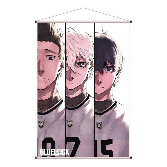 Blue Lock Wandrolle Team White 60 x 90 cm - Smalltinytoystore