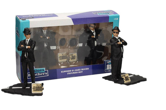 Blues Brothers Movie Icons Statuen Doppelpack Jake & Elwood 18 cm - Smalltinytoystore