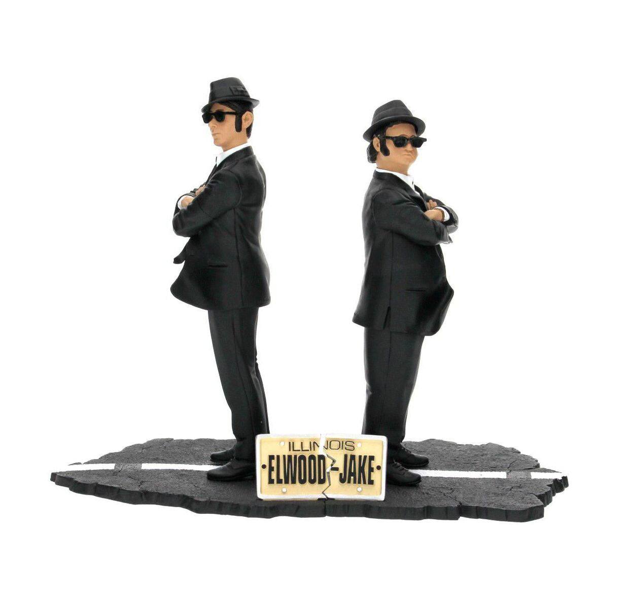 Blues Brothers Movie Icons Statuen Doppelpack Jake & Elwood 18 cm - Smalltinytoystore