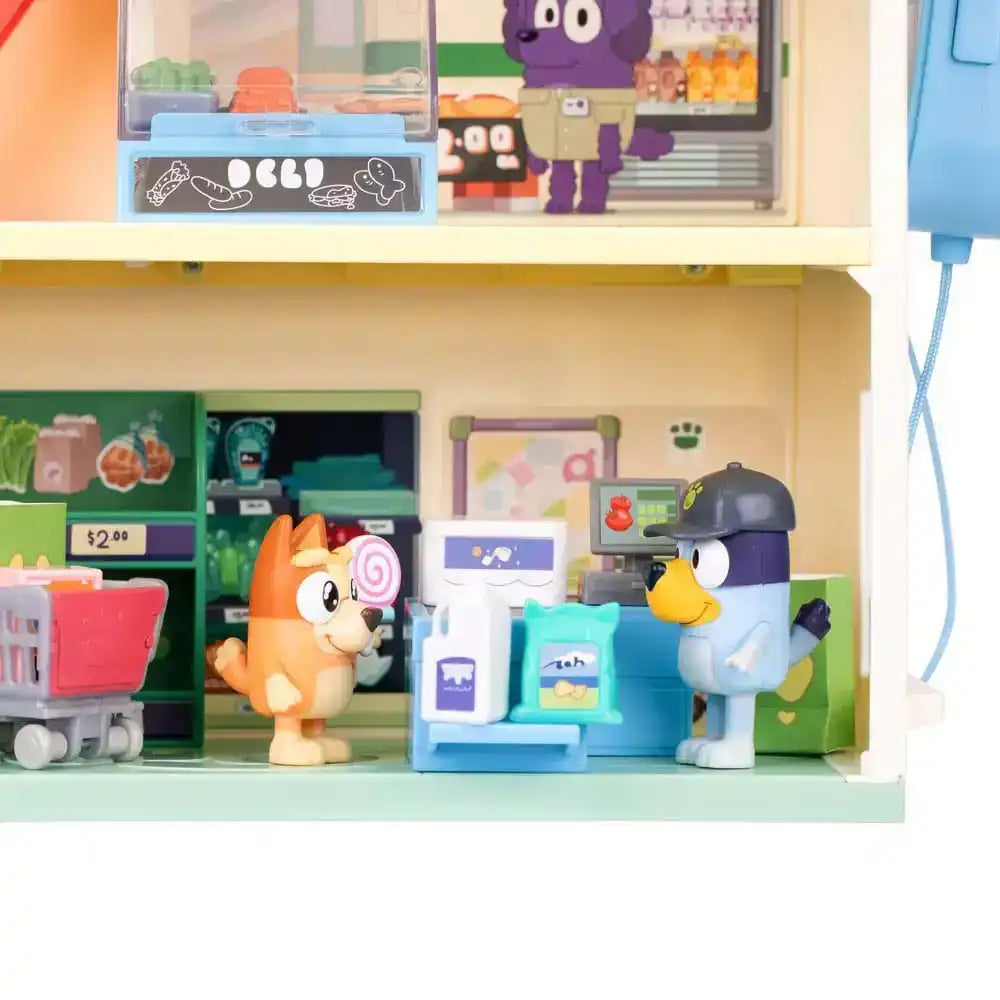 Bluey Minifiguren Spielset Bluey Let's Play Chef Supermarkt