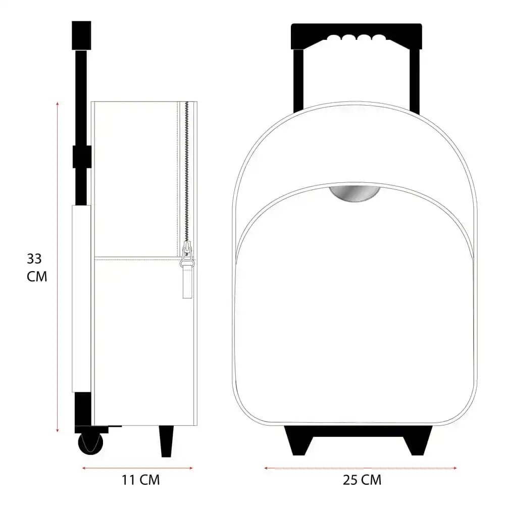 Bluey Rucksack Trolley Jump into Fun 33 cm - Smalltinytoystore