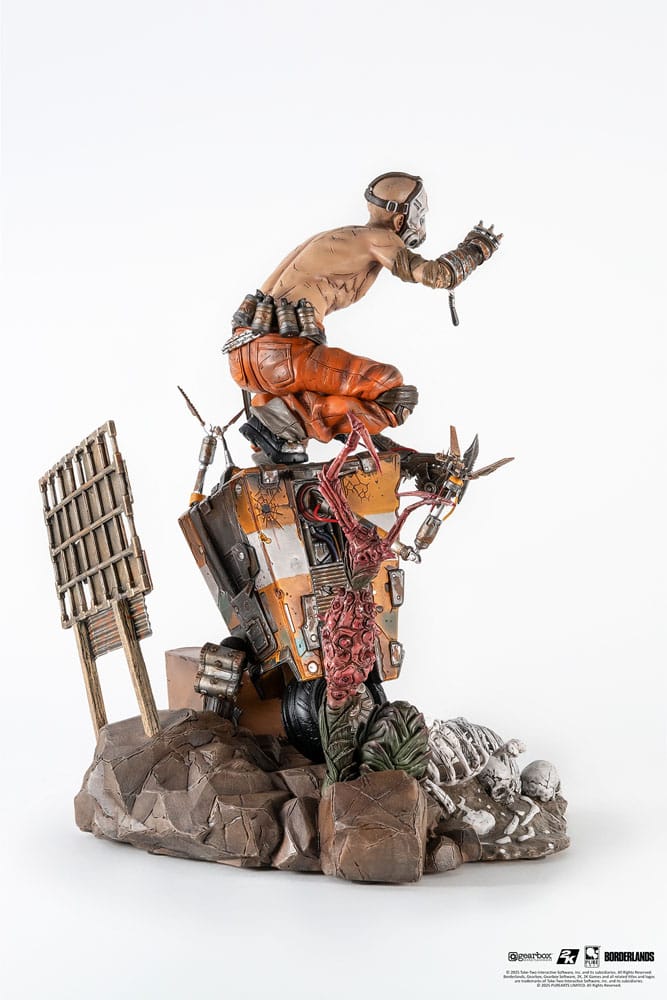 Borderlands 3 Statue 1/6 Psycho & Claptrap Diorama 40 cm - Smalltinytoystore