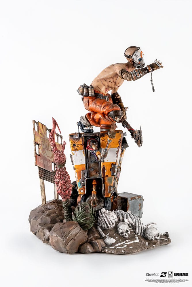 Borderlands 3 Statue 1/6 Psycho & Claptrap Diorama 40 cm - Smalltinytoystore