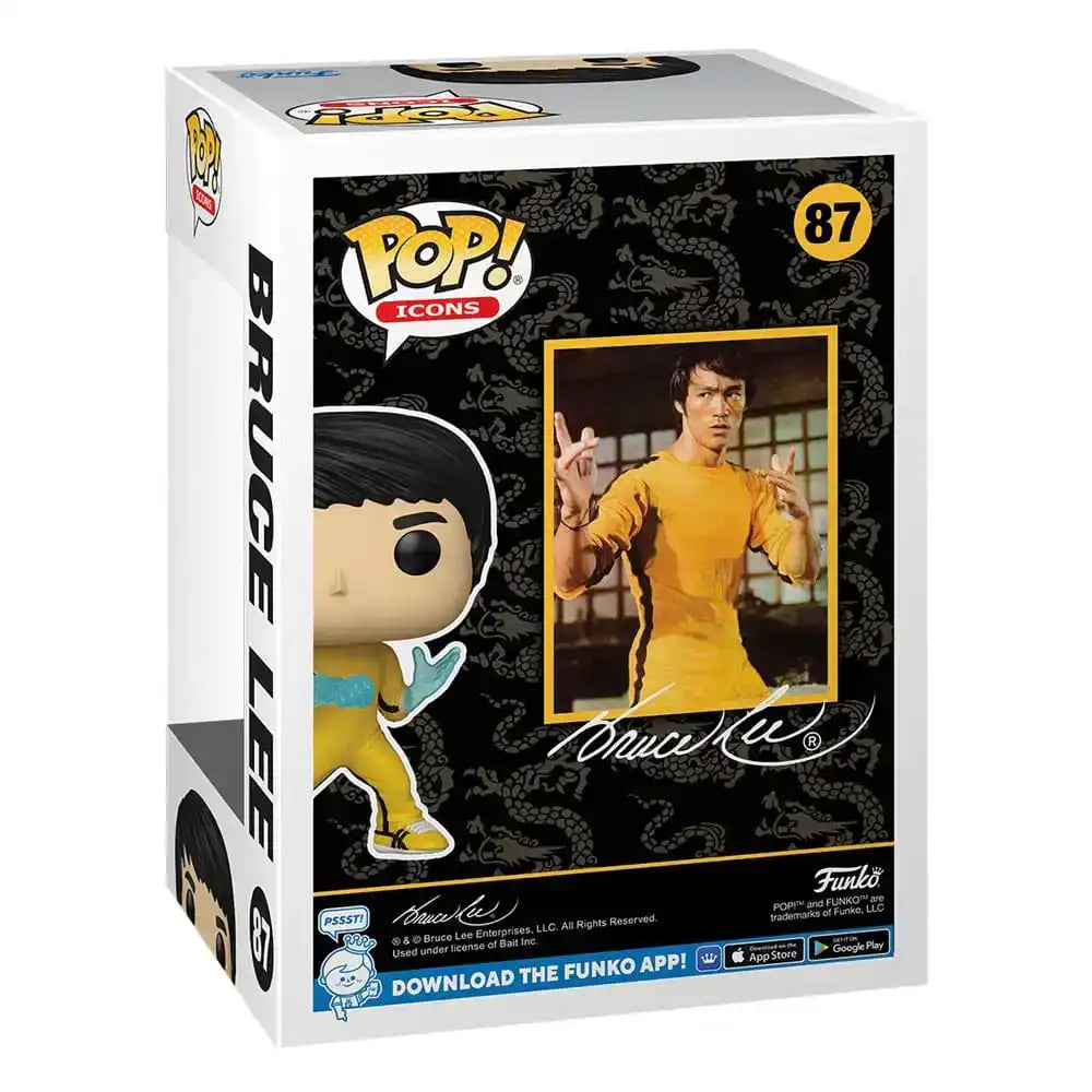 Bruce Lee POP! Icons Vinyl Figur 9 cm - Smalltinytoystore