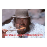 Bud Spencer Blechschild Bohnen 20 x 30 cm - Smalltinytoystore