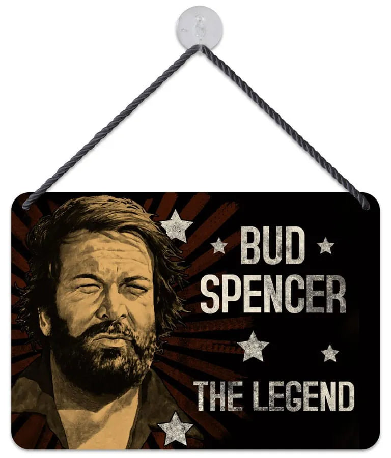Bud Spencer Blechschild The Legend 16,5 x 11,5 cm - Smalltinytoystore