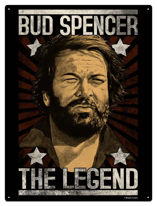 Bud Spencer Blechschild The Legend 30 x 40 cm - Smalltinytoystore