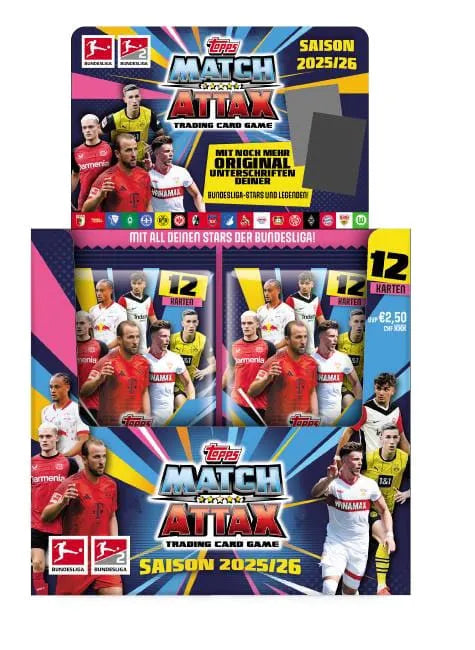 Bundesliga Match Attax Trading Cards 2025/26 Booster Display (36)