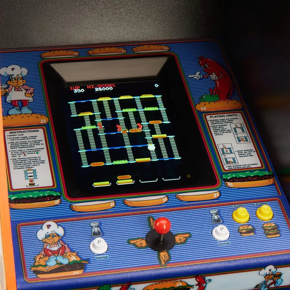 Burger Time Quarter Arcade Machine 44 cm - Smalltinytoystore