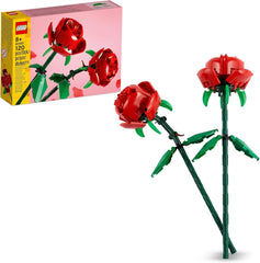 LEGO Rosen, Kunstblumen Set, Kompatibel Mit Blumensträußen Als Kinderzimmer- Oder Schreibtisch-Deko, Mädchen, Jungen, Sie Und Ihn, Botanical Collection 40460