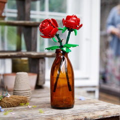 LEGO Rosen, Kunstblumen Set, Kompatibel Mit Blumensträußen Als Kinderzimmer- Oder Schreibtisch-Deko, Mädchen, Jungen, Sie Und Ihn, Botanical Collection 40460