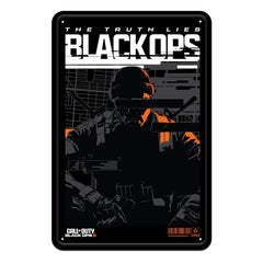 Call of Duty: Black Ops 6 Me­tall­schild Black Ops 6 20 x 30 cm - Smalltinytoystore