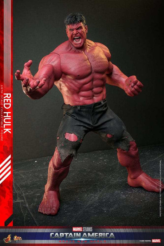 Captain America Brave New World Movie Masterpiece 1/6 Red Hulk 47 cm HOT TOYS - Smalltinytoystore