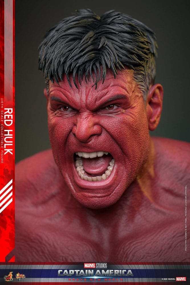 Captain America Brave New World Movie Masterpiece 1/6 Red Hulk 47 cm HOT TOYS - Smalltinytoystore