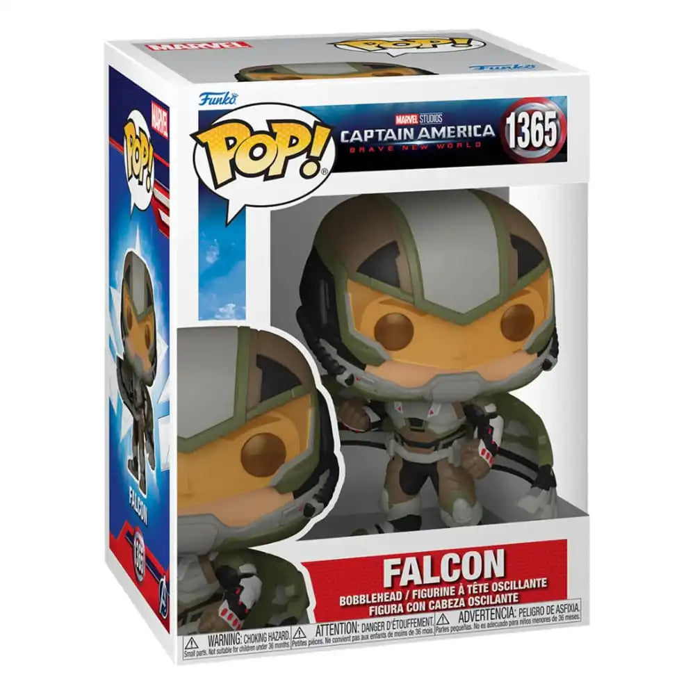 Captain America Brave New World POP! Movies Vinyl Figur Falcon 9 cm - Smalltinytoystore