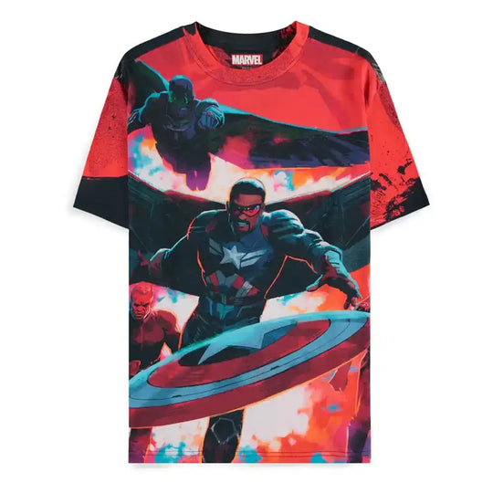 Captain America Brave New World T-Shirt Character Größe L - Smalltinytoystore