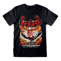 Captain America Brave New World T-Shirt Montage Größe L - Smalltinytoystore