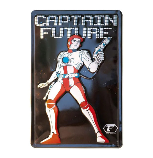 Captain Future Blechschild 20 x 30 cm - Smalltinytoystore