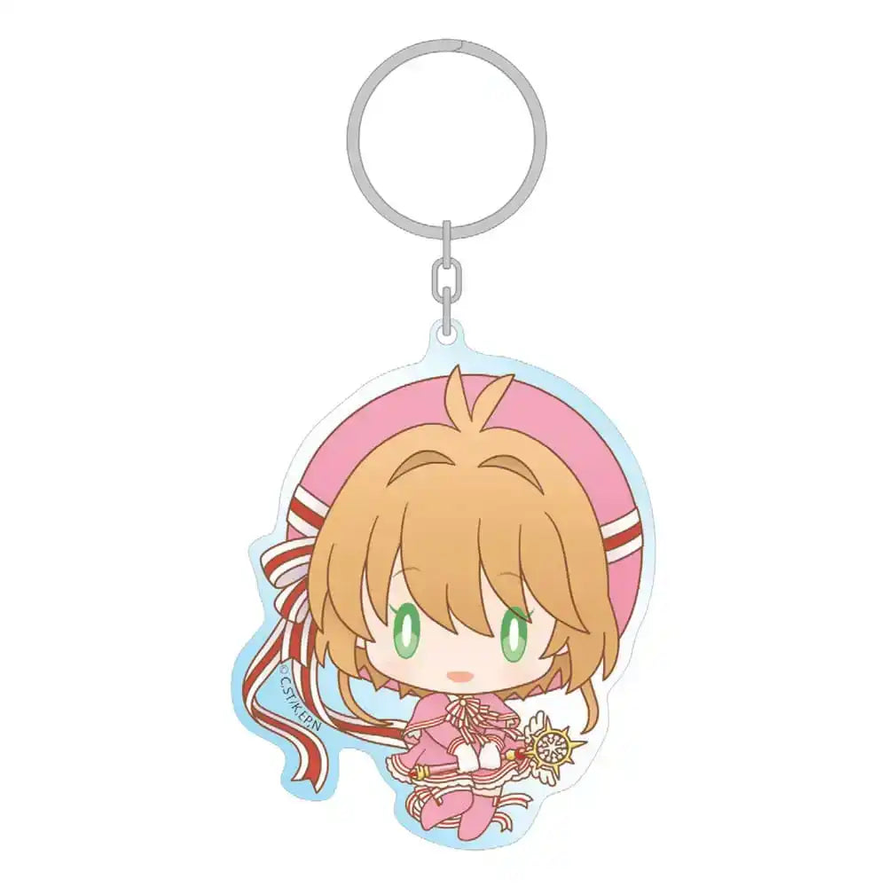 Card Captor Sakura: Clear Card Acryl Schlüsselanhänger Sakura Kinomoto 8 cm - Smalltinytoystore