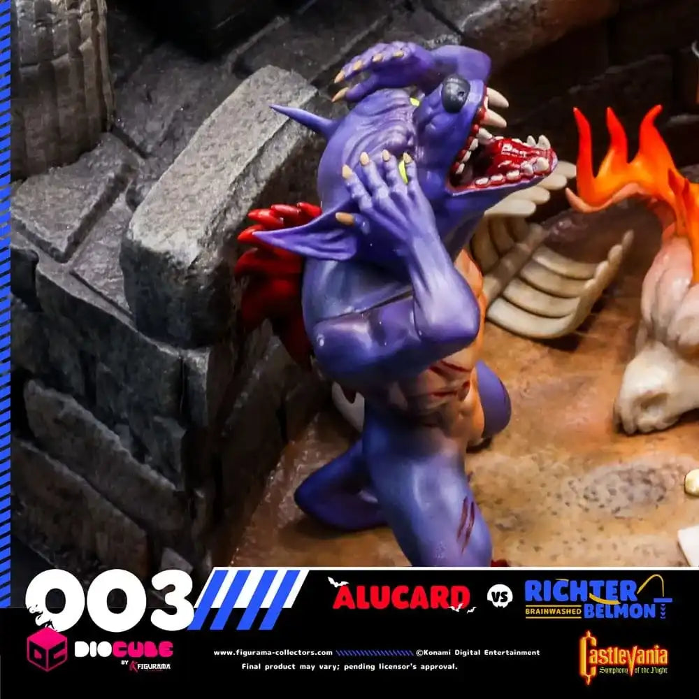 Castlevania DioCube PVC Diorama Alucard Vs Richter Belmont 15 cm - Smalltinytoystore