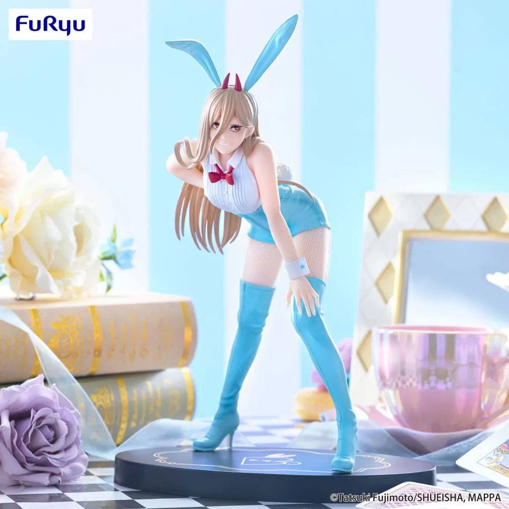 Chainsaw Man BiCute Bunnies PVC Statue Power Light Blue Color Ver. 30 cm - Smalltinytoystore