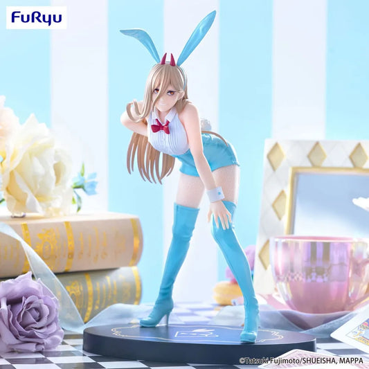 Chainsaw Man BiCute Bunnies PVC Statue Power Light Blue Color Ver. 30 cm - Smalltinytoystore