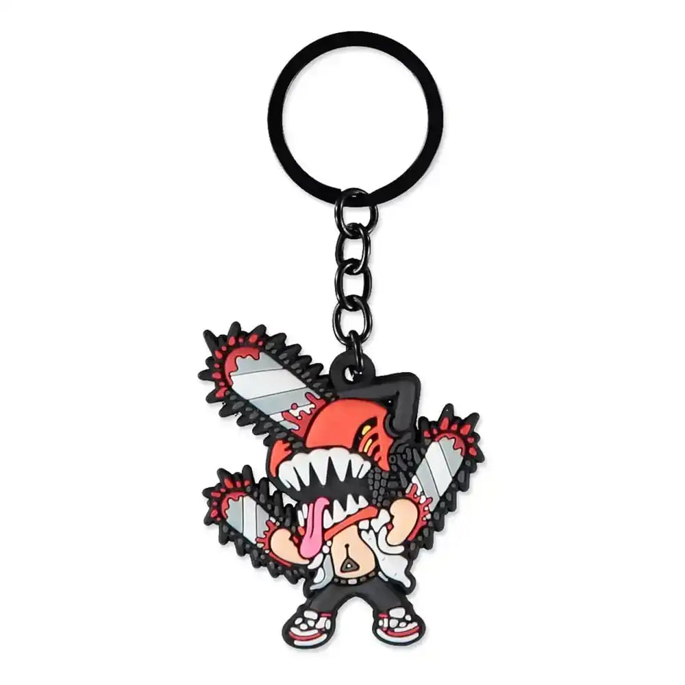 Chainsaw Man Gummi-Schlüsselanhänger Chainsaw Man - Smalltinytoystore