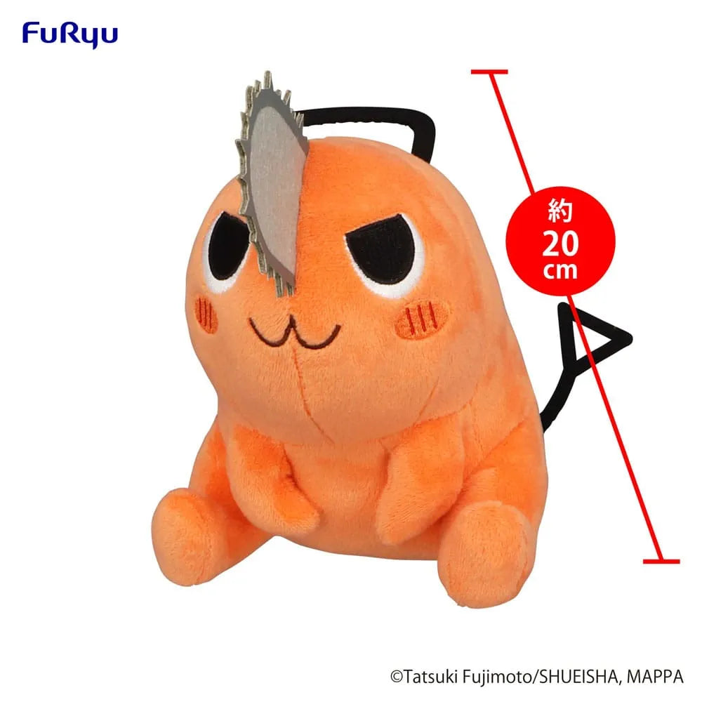 Chainsaw Man Plüschfigur Pochita Sitting Naughty 20 cm - Smalltinytoystore